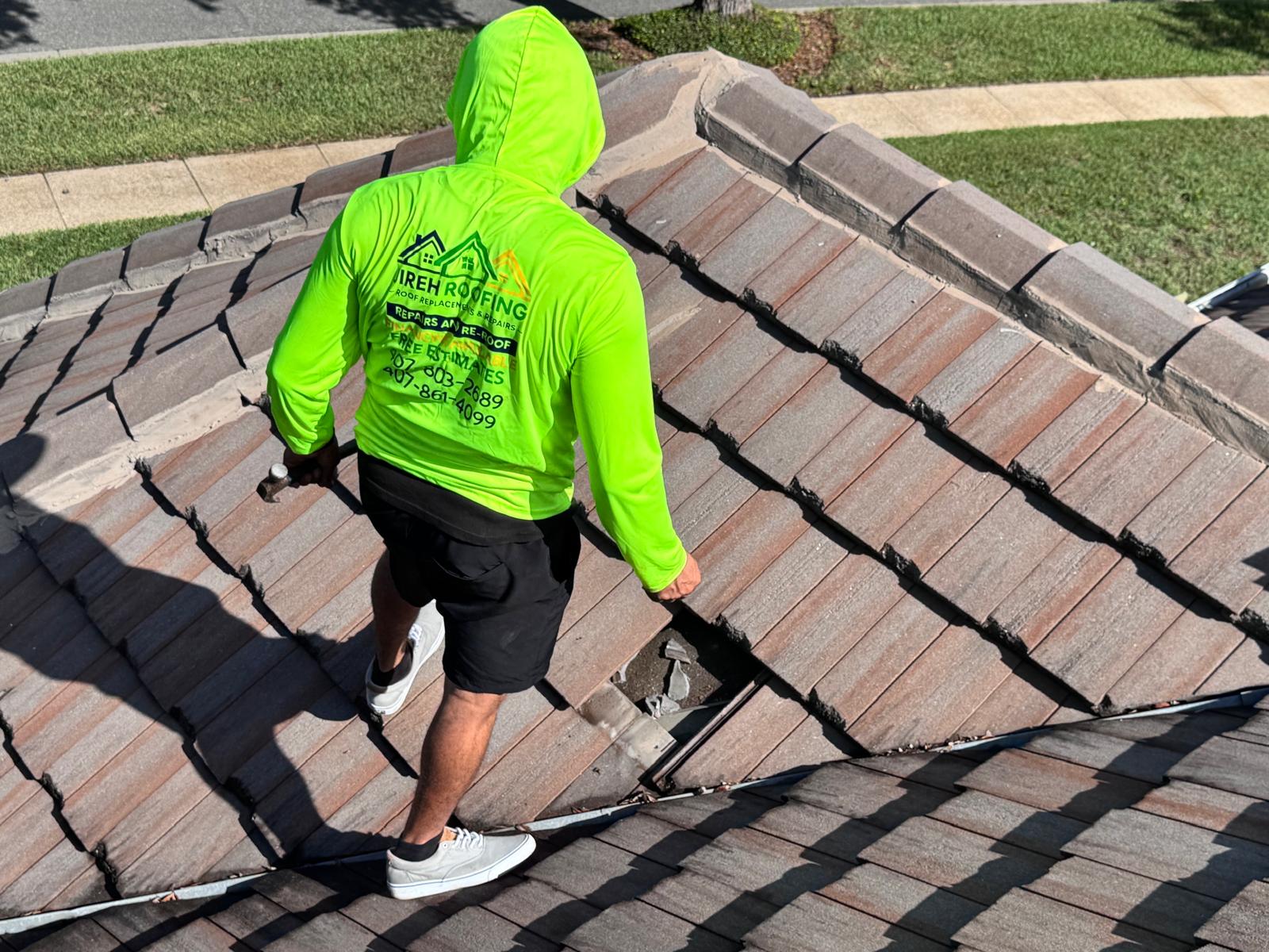 Jireh Roofing Project - Tile Roof Work